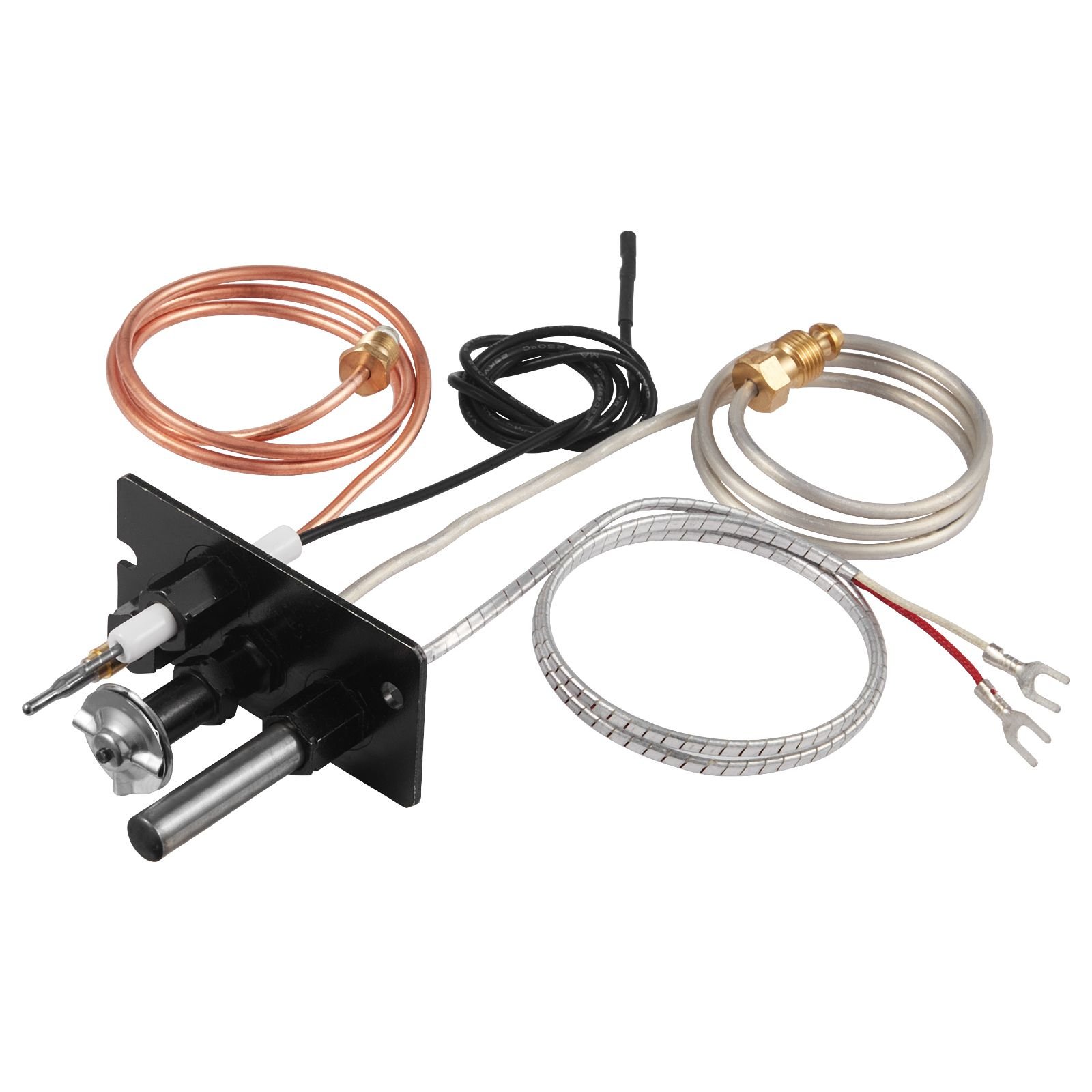 gas pilot assembly, oe 10002265, 10002264, srv10002264 fireplace gas pilot assembly, natural gas & lpg ignition replacement, fit majestic, vermont castings, temco, dutchwest, monessen, century