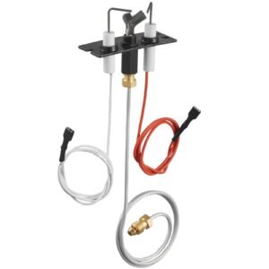 gas pilot assembly, oe 2090 012, 2198 012, srv2090 012 fireplace gas pilot assembly, natural gas ignition replacement, fit heatilator, heat & glo, quadra fire, outdoor lifestyles, majestic