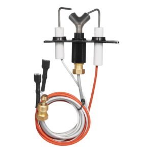 gas pilot assembly, oe 2090 012, 2198 012, srv2090 012 fireplace gas pilot assembly, natural gas ignition replacement, fit heatilator, heat & glo, quadra fire, outdoor lifestyles, majestic