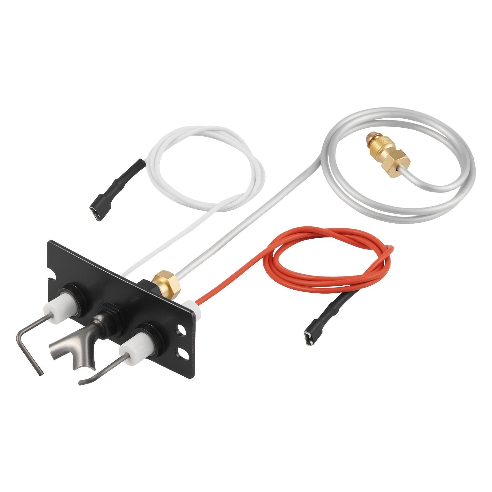 gas pilot assembly, oe 2090 012, 2198 012, srv2090 012 fireplace gas pilot assembly, natural gas ignition replacement, fit heatilator, heat & glo, quadra fire, outdoor lifestyles, majestic