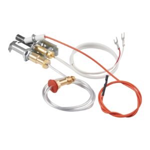 gas pilot assembly, oe 446 512a, hsrv 446 512a, srv 446 512a fireplace gas pilot assembly kit, natural gas ignition replacement, compatible with heat & glo, heatilator, lennox, regency models