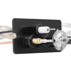 gas pilot assembly, oe 69l17, 69l1701, 904405, j4117, 108084 02 fireplace gas pilot assembly kit, natural gas ignition replacement, compatible with lennox, superior, astria models, black