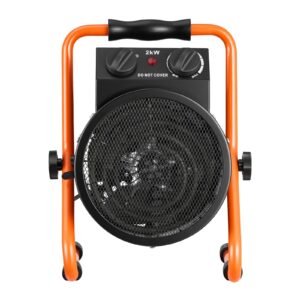 Greenhouse Heater, 1500W Electric Space Heater with Fan & High Heat Modes, IPX4 Protection, 25° Adjustable Angle, Overheat Protection, for Grow Tent, Small Greenhouse, Flower Room, Home Office