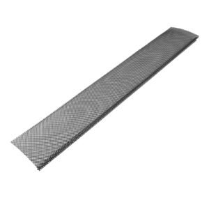 Gutter Guard, 6 in Powder-Coated Steel Gutter Screen, Heavy-Duty 75 ft Length, 0.04 in Thickness, Leaf Guard for Debris and Leaves, Easy DIY Install, Fits 6" Standard Systems, 25 Pack, Black