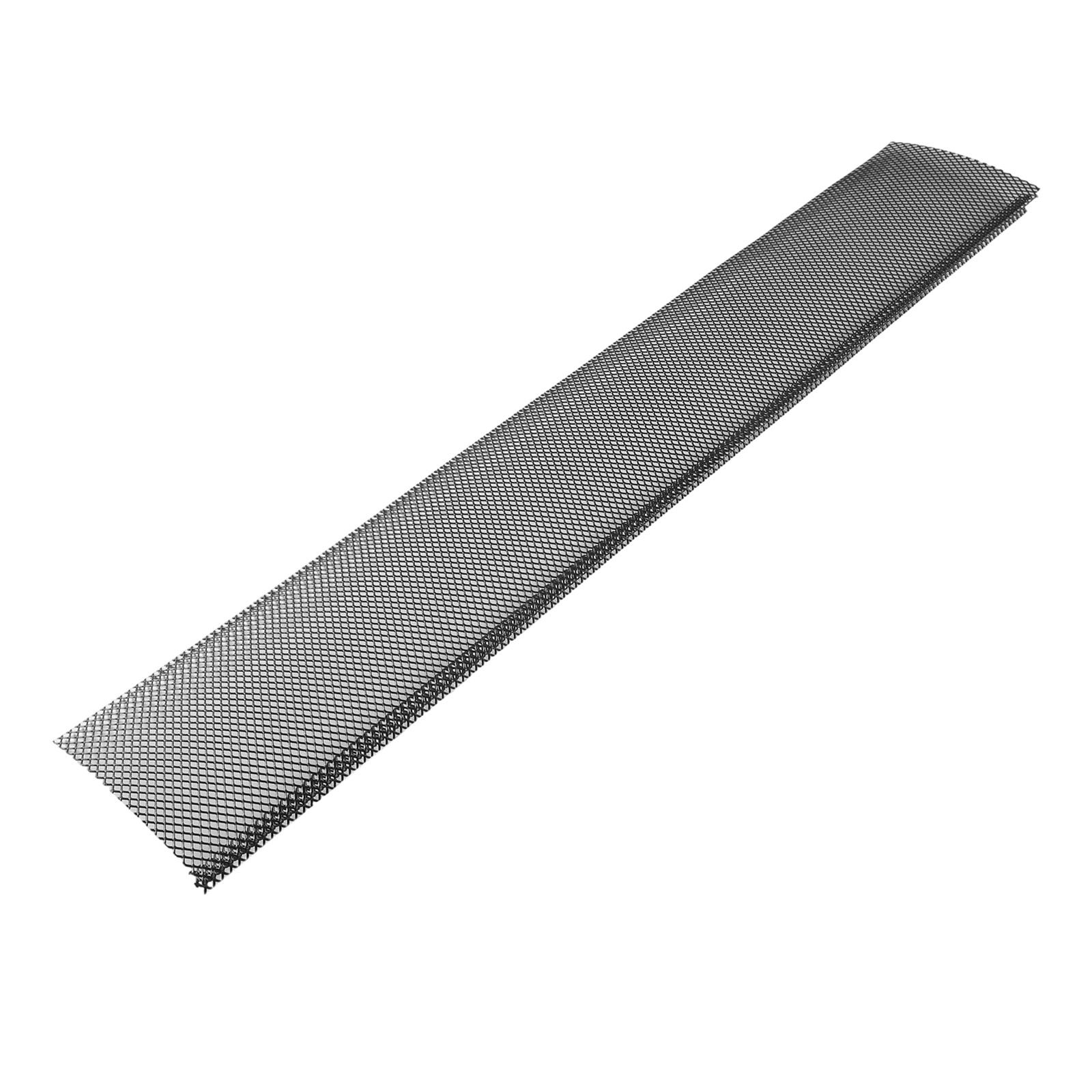 gutter guard, 6 in powder coated steel gutter screen, heavy duty 75 ft length, 0.04 in thickness, leaf guard for debris and leaves, easy diy install, fits 6" standard systems, 25 pack, black