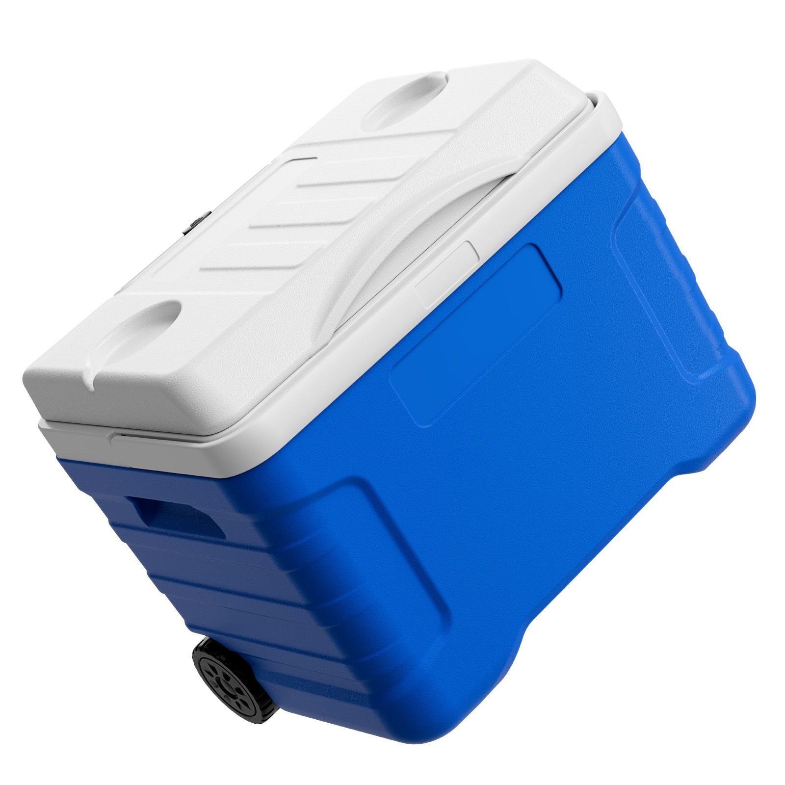 hard cooler, 21qt portable rolling cooler with wheels, leak resistant coolbox keeps contents cool for 48 hours, ice retention insulated chests, ultra light for outdoor picnics, grill, camping