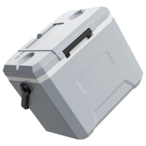 Hard Cooler, 24QT Portable Cooler, Leak-Resistant Coolbox Keeps Contents Cool for 48 Hours, Insulated Chests with Ice Retention and Heavy-Duty Handle, Ultra-Light for Camping, Concerts, Sports