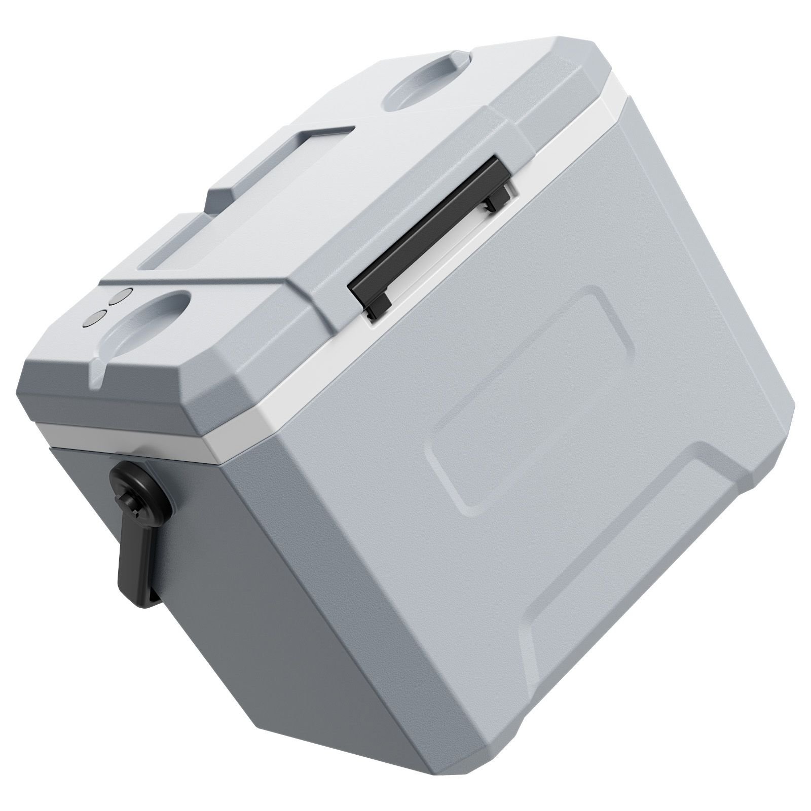 hard cooler, 24qt portable cooler, leak resistant coolbox keeps contents cool for 48 hours, insulated chests with ice retention and heavy duty handle, ultra light for camping, concerts, sports