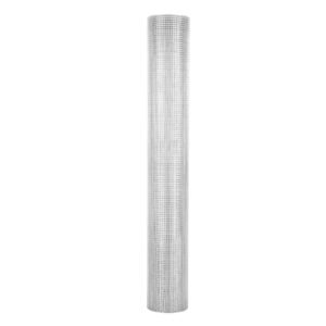 Hardware Cloth, 1/2 inch 72 inch x 100 ft 19 Gauge Chicken Wire Fence, Hot-Dip Galvanized After Welding Metal Wire Mesh Roll, Garden Plant Welded Fencing Roll Supports Poultry Netting Cage Fence