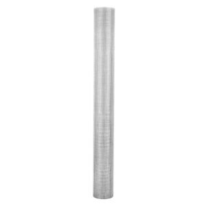 Hardware Cloth, 1/2 inch 72 inch x 50 ft 19 Gauge Chicken Wire Fence, Hot-Dip Galvanized After Welding Metal Wire Mesh Roll, Garden Plant Welded Fencing Roll Supports Poultry Netting Cage Fence