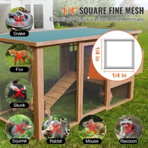 hardware cloth 1/4 inch 48 inch x 100 ft 23 gauge chicken wire fence, hot dip galvanized after welding metal wire mesh roll, garden plant welded fencing roll supports poultry netting cage fence