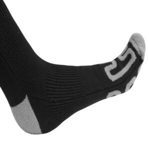 heated socks, 5000mah battery powered, rechargeable heating socks with 4 heating levels, electric heated sock for men women, foot warmer for hunting riding camping hiking skiing, outdoor work