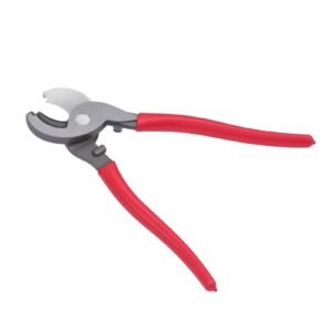 High Leverage Cable Cutter, 9-1/4 in Compact, Forged Blades and PVC-Coated Handles, Heavy Duty Cable Cutting Pliers Tool for 4/0 AWG Aluminum, 2/0 AWG Soft Copper and 100-Pair 24AWG Comm Cables
