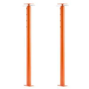 House Floor Jacks, 2 Pack 54-150 Inch Height Range, 11200 lbs Max Load Capacity, Adjustable Support Beam Basement Jack Post Pole for Leveling, Lift Steel Telescoping Post for Temporary Support