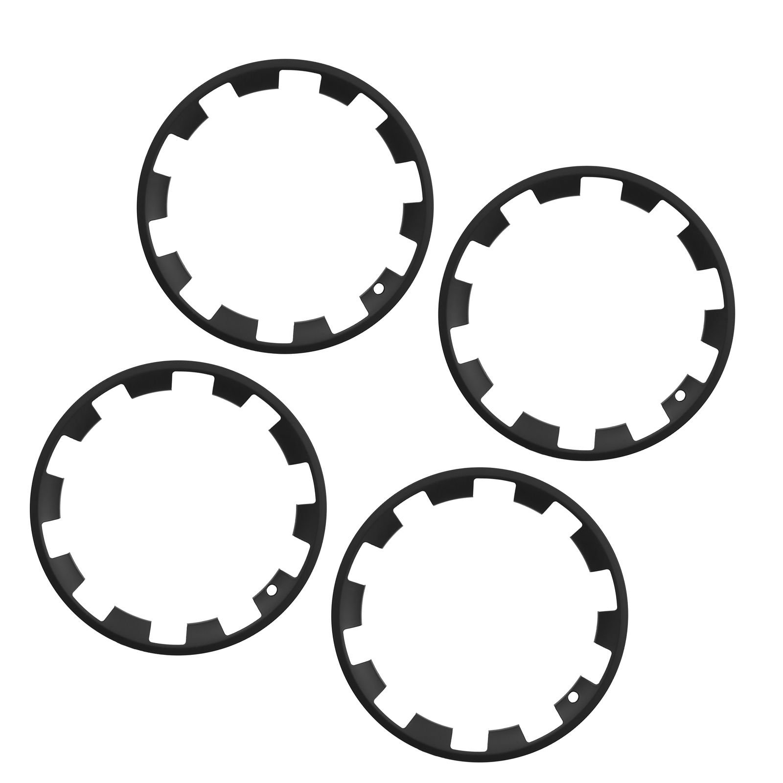 hubcaps wheel covers for 2025 tesla model y, 20 inch set of 4 wheel rim cover hubcaps oem style replacement, r20 size snap on car hub caps, premium sturdy 10 spoke abs tire rim caps, matte black
