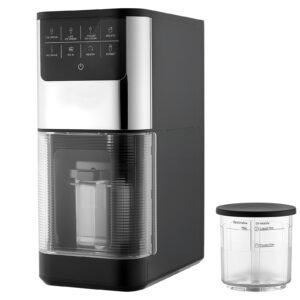 Ice Cream Maker, 7-in-1 Frozen Treat Maker for Gelato, Sorbet, Milkshake, Frozen Yogurt & Lite Ice Cream, Homemade Ice-Cream Machine with One-Touch Mix-in + Respin for Smooth, Creamy Texture