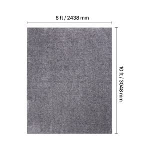 indoor plush area rugs, 8 x 10 ft plush carpet, area rugs furry with long plushs pile, thick & durable high pile rug for high traffic areas, non shedding & non slip backing, blue gray