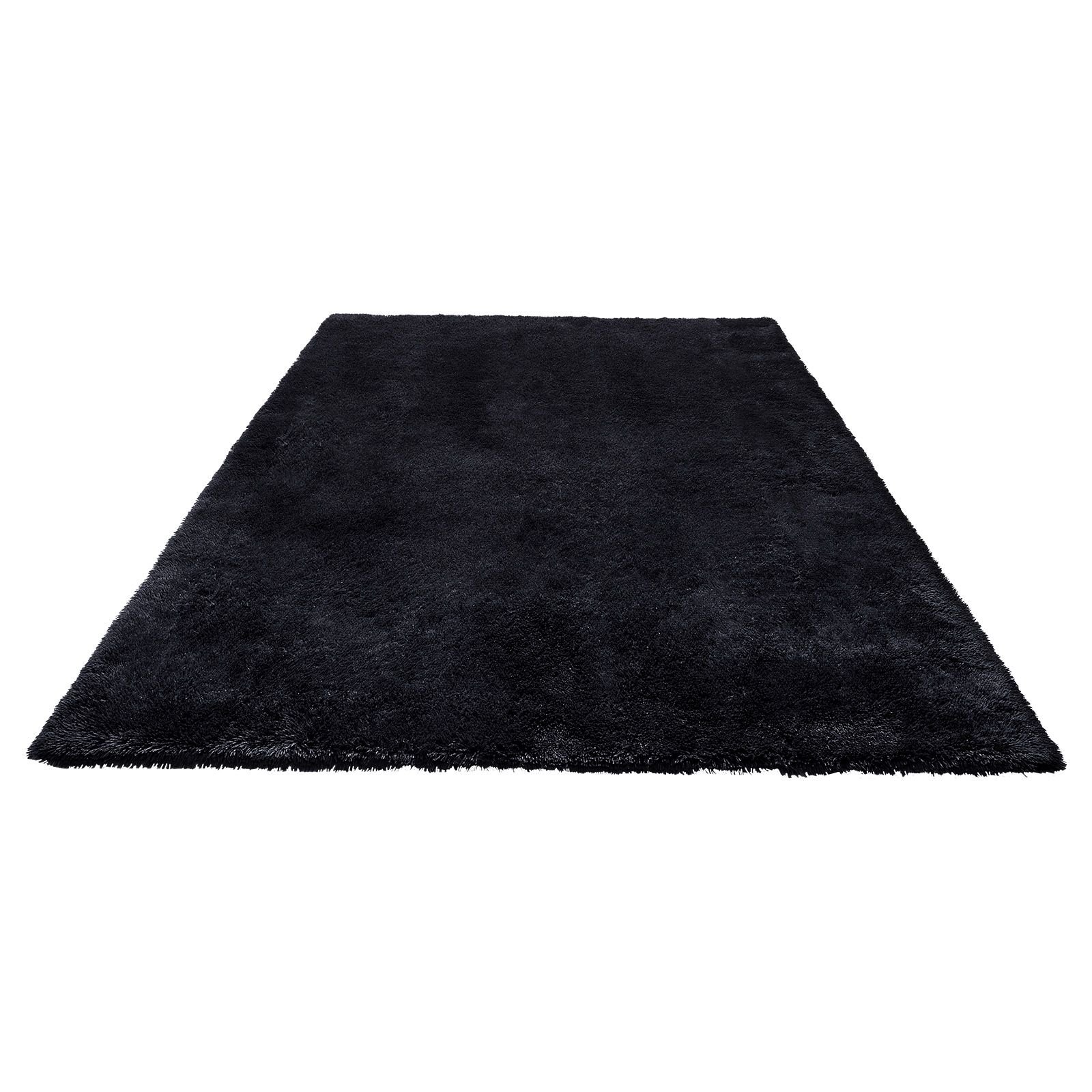 indoor plush area rugs, 8 x 10 ft soft plush carpet, furry shag area rugs for living room, bedroom, sunroom, modern home decor aesthetic, non shedding, non woven, slip resistant, black