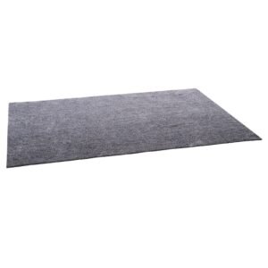 Indoor Plush Area Rugs, 9 x 12 ft Plush Carpet, Area Rugs Furry with Long Plushs Pile, Thick & Durable High-Pile Rug for High-Traffic Areas, Non-Shedding & Non-Slip Backing, Blue-Gray