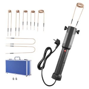 Induction Heater Bolt Removal, 1100W 110V Magnetic Induction Heater Kit, Handheld Nut Buster Tool, Mini Heating Machine for Rusty Screw Removing, Car Garage Repairing Tools with 8 Coil and Box