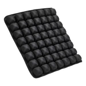 Inflatable Seat Cushion, 3D Air Cell Seat Cushion for Pressure Relief, Lycra & TPU Wheelchair Seat Pad with Manual Pump, Lightweight and Portable for Travel, Office, Car, Airplane