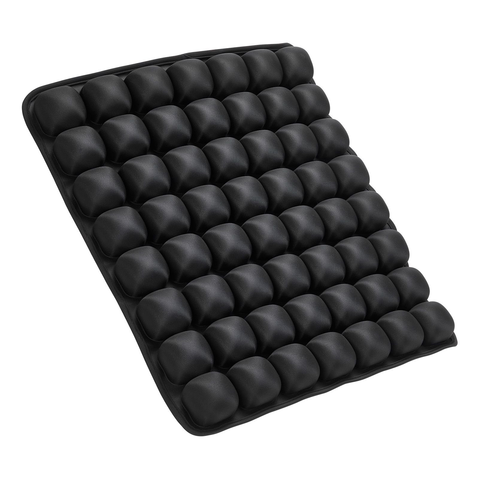 inflatable seat cushion, 3d air cell seat cushion for pressure relief, lycra & tpu wheelchair seat pad with manual pump, lightweight and portable for travel, office, car, airplane
