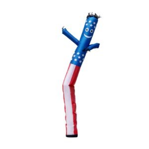 inflatable tube man, 20 feet tall, wacky waving dancing tube guy, wind flying arm flailing air puppet, 18 inch for outdoor advertising, business store, increase visibility (blower not included)