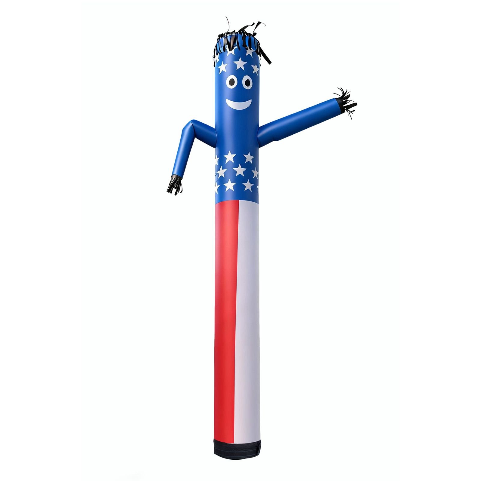 inflatable tube man, 20 feet tall, wacky waving dancing tube guy, wind flying arm flailing air puppet, 18 inch for outdoor advertising, business store, increase visibility (blower not included)