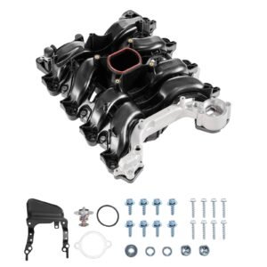 Intake Manifold, with Gasket, Engine Intake Manifold Assembly Compatible with 2001-2011 Crown Victoria, Replace 615-175, 1L2Z-9424-EF, 1W7Z-9424-AB, 3W7Z-9424-AA, 3W7Z-9424-AD, 3W7Z-9424-AE