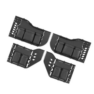 Jeep Tube Doors, 4-Door, Compatible with 2018-2026 Jeep Wrangler JL & 2020-2026 Gladiator JT, Steel Off Road Front & Rear Tubular Half Doors with DOT Certified Side View Mirrors and Storage Bag