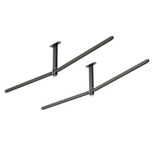 Kayak Storage Rack for 2 Kayaks, Holds Up to 250 lbs, Heavy Duty Adjustable Ceiling Rack for Garage Ceiling Mount, Overhead Garage Storage Hanger for Canoe, Ladder, SUP, Surfboard & Paddleboard