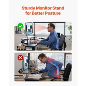 l shaped computer desk, 67 inch reversible corner gaming desk with monitor stand & movable cpu stand, modern stylish pc table sturdy work workstation for home office easy to assembly