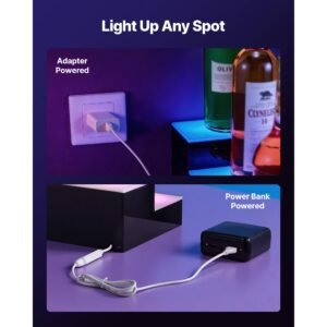 led lighted liquor bottle display, 2 tiers 40 inches, supports usb, acrylic illuminated home bar shelf display with rf remote & app control, 9 static colors, timing mode, for 20 28 bottles