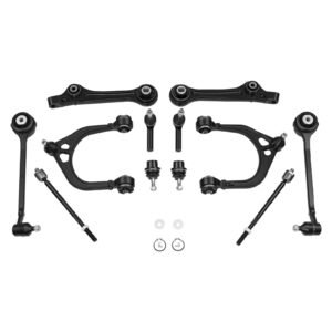Left Right Front Upper & Lower Control Arms Kit, OEM Suspension Kit Compatible with 2011-2017 Chrysler 300 RWD, 2011-2017 Dodge Challenger RWD, 2011-2014 Dodge Charger RWD (14PCS)