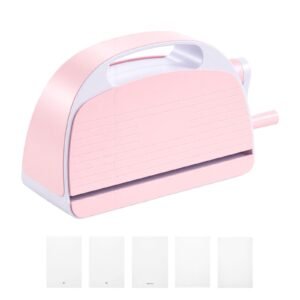 Manual Die Cutting and Embossing Machine, 9" Opening, Portable Die Cut Machine with Cutting Plates, Ergonomic Handle, Easy to Store, for Arts and Crafts, Scrapbooking, Card Making, Crafting