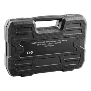 Master Magnetic Impact Nut Driver Set 55PCS, Metric & SAE Sizes, with Socket Adapters, Bit Holder, Wing Nut Driver, Pivoting Nutsetter, Quick Release Extension, Power Bits, Storage Box