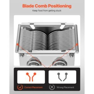 meat cutter machine blade, 5 mm replacement commercial blade for model 90 food slicer, stainless steel, for boneless meat, soft vegetables