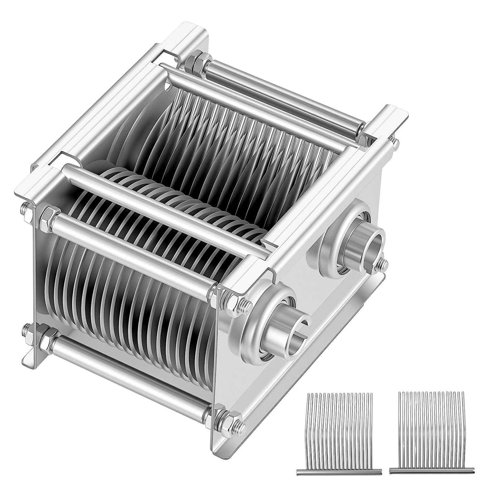 meat cutter machine blade, 5 mm replacement commercial blade for model 90 food slicer, stainless steel, for boneless meat, soft vegetables