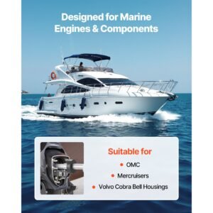 mercruiser alignment tool & gimbal bearing puller set, compatible with mercruisers, omc, volvo cobra bell housings, engine alignment tool, bearing puller seal bellow expander tools installer
