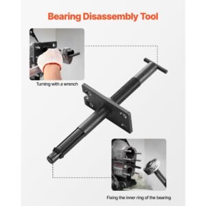 mercruiser alignment tool & gimbal bearing puller set, compatible with mercruisers, omc, volvo cobra bell housings, engine alignment tool, bearing puller seal bellow expander tools installer
