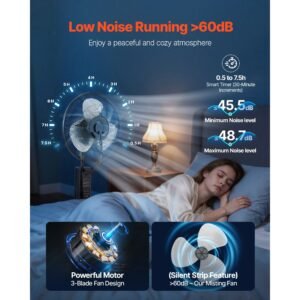 misting fan, 3 wind speeds misting standing fan, mister cooling fans with 0.79 gal water tank, remote & panel control, water cooling fans for indoor, outdoor, garage, patio, living room, 3 modes