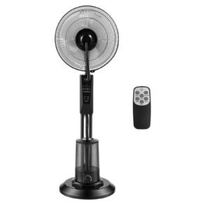 Misting Fan, 3 Wind Speeds Misting Standing Fan, Mister Cooling Fans with 0.79 gal Water Tank, Remote & Panel Control, Water Cooling Fans for Indoor, Outdoor, Garage, Patio, Living Room, 3 Modes