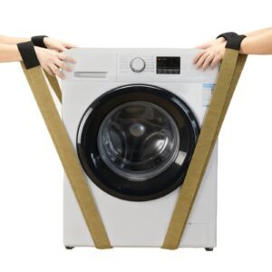 moving straps, supports up to 1000 lbs, 2 person lifting and moving system with 2 harness straps & 2 load bearing straps, adjustable lifting shoulder straps move furniture appliances mattresses