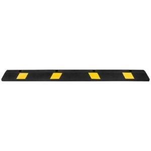 Parking Stopper, 72 Inch Heavy Duty Parking Aid for Garage, Rubber Curb Garage Floor Stopper with Reflective Strips, Vehicles Gadgets for Cars Vans Trucks Tire Wheel Guide Block Stops Bumpers
