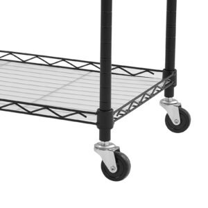 plant shelf with grow light, 6 tier indoor plant stand, 71in tall plants display rack with wheels & 4/9/14h timer, 150w 3 color full spectrum grow lights, flower pot holder for seed starting
