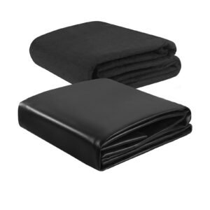 Pond Liner 15 x 15 ft, 45 Mil, EPDM Rubber Fish Koi Pond Liner and Underlayment Combo, Easy to Cut, Durable & Leakproof, for Outdoor Ponds, Water Garden, Waterfall, Fishpond, Fountains, Black