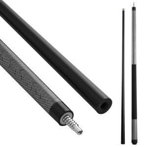 Pool Cue, 1 Piece Pool Stick, 58 inch & 21 oz Fiberglass Titanium Composite Billiard Pools Cue Stick with Multi-Layer Tip, Cues Sticks for Professional Pool Table, Bar, Home Pool Games, Office