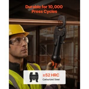 press actuator for compact series press tools, compatible with 1/2", 3/4", 1" & 1 1/4" press rings for propress copper pipes works with 24kn press tools (ring not included)