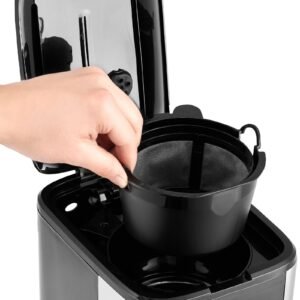 programmable coffee maker, 12 cup programmable drip coffee makers with touch screen, 4 hour keep warm coffee makers drips, 2 brew strengths drip coffee machine for home, 24 hour programmable