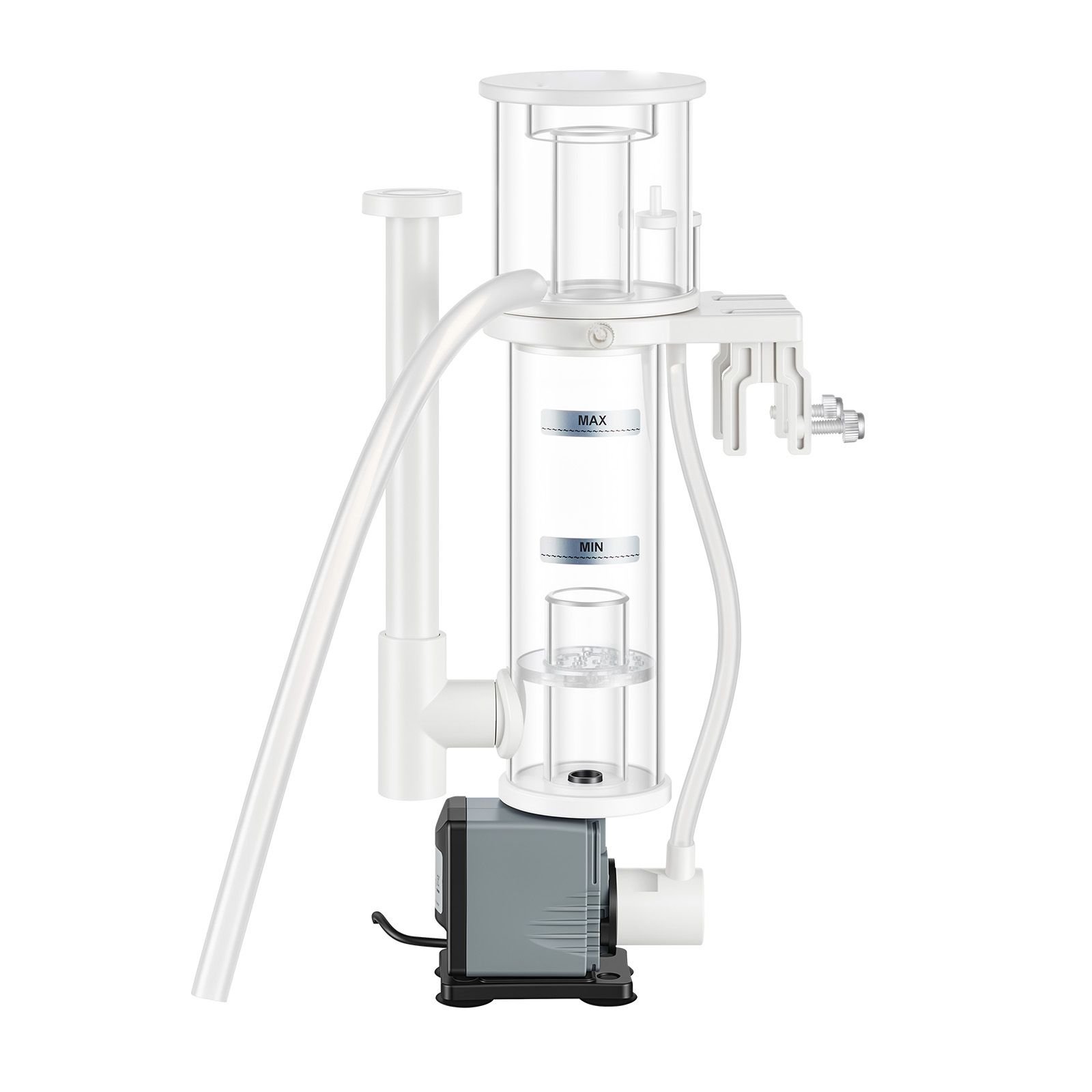 protein skimmer for 20 30 gal saltwater aquarium hang on with dc pump, protein skimmer with dc pinwheel pump, adjustable control, for 20 30 gallon small saltwater aquariums & reef tank fish tank